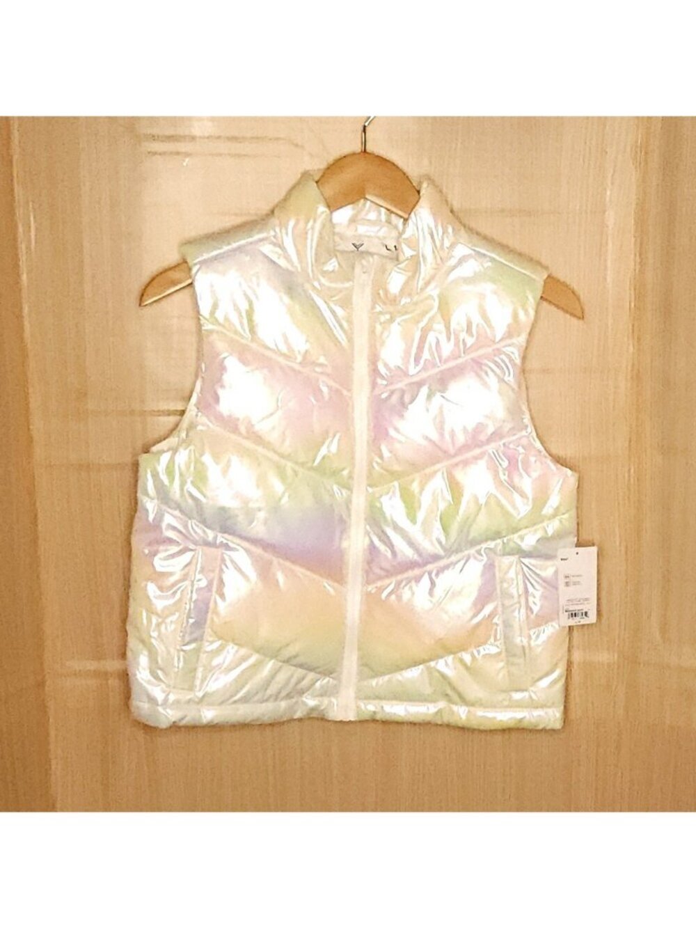 Xersion Girls New Iridescent Puffer Vest 14